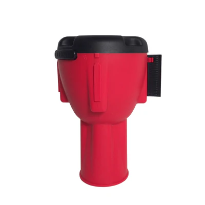 قمع تحذيري مع حزام 19.5 سم