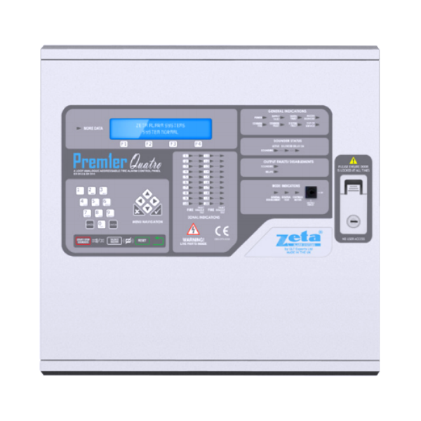 لوحة تحكم انذار الحريق 2 زون زيتا انجليزي